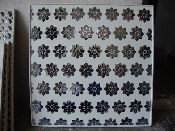 Floral Decorated Thikri Wall Arts