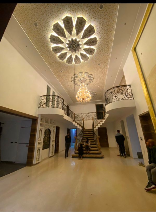 Grand Interior Ceiling Thikri Artwork